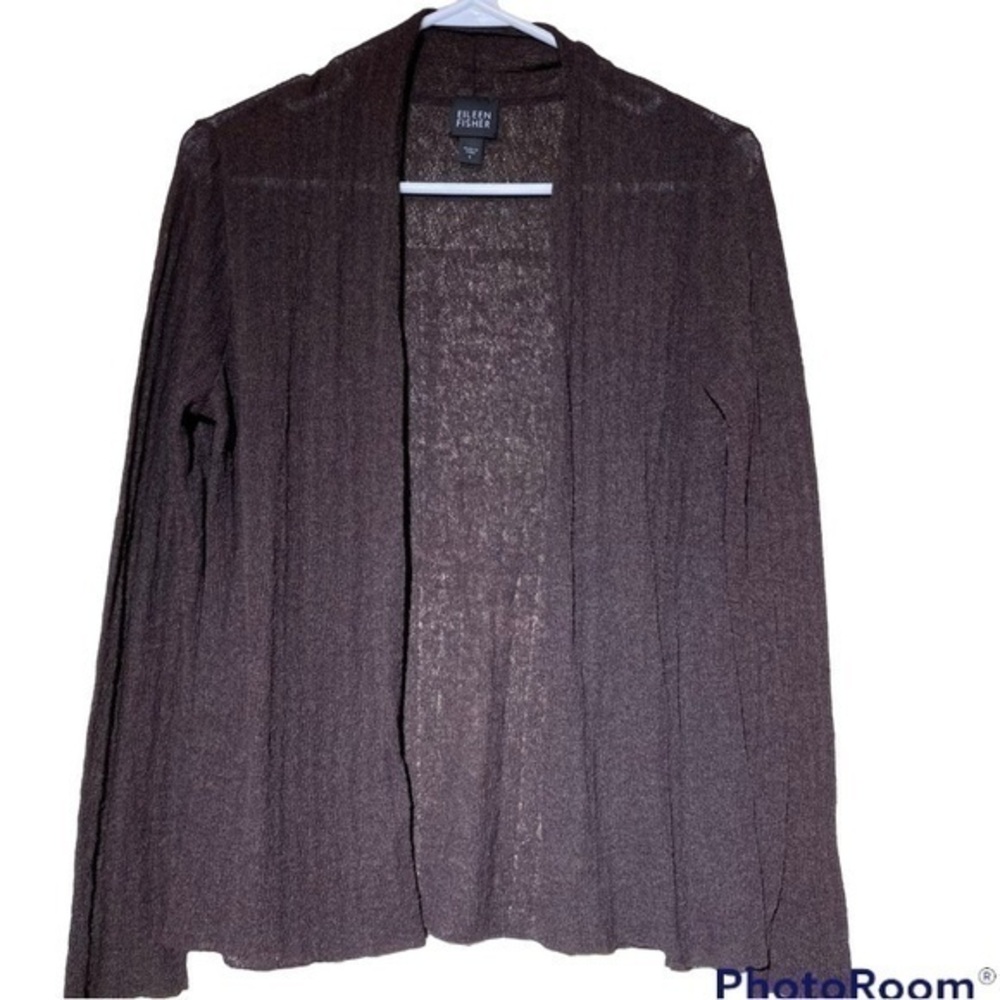 Eileen Fisher Open Drape Cardigan S